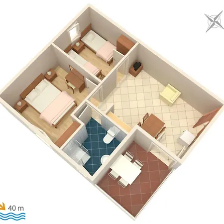 Family Friendly Seaside Sevid, Trogir - 4286